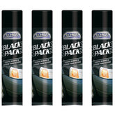 4X Black Plastic Bumper Restorer 300ml Spray Paint